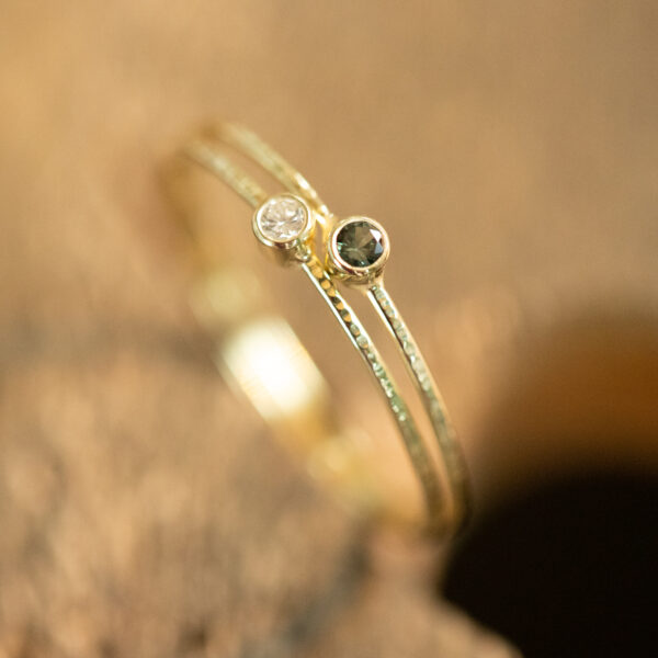 Groene toermalijn ring (2,5 mm) - Afbeelding 5