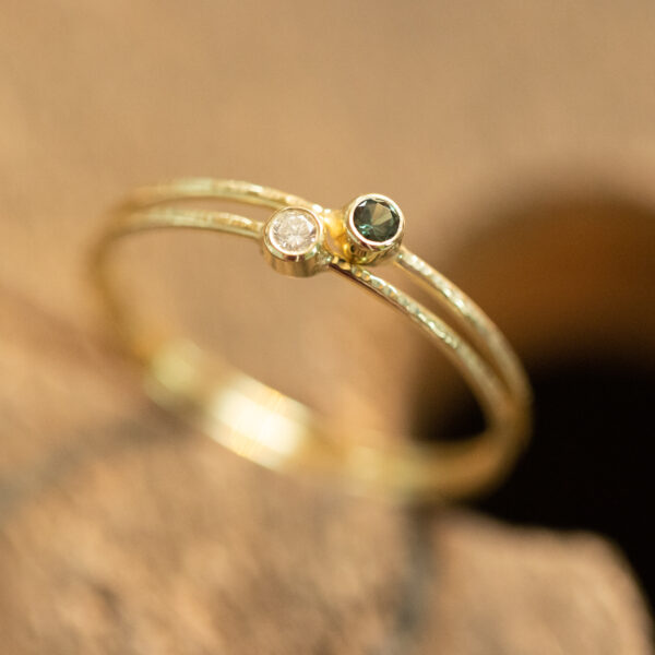 Groene toermalijn ring (2,5 mm) - Afbeelding 6