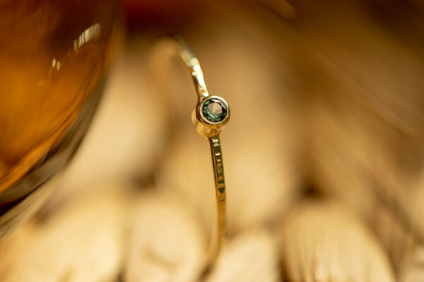 Groene steen ring
