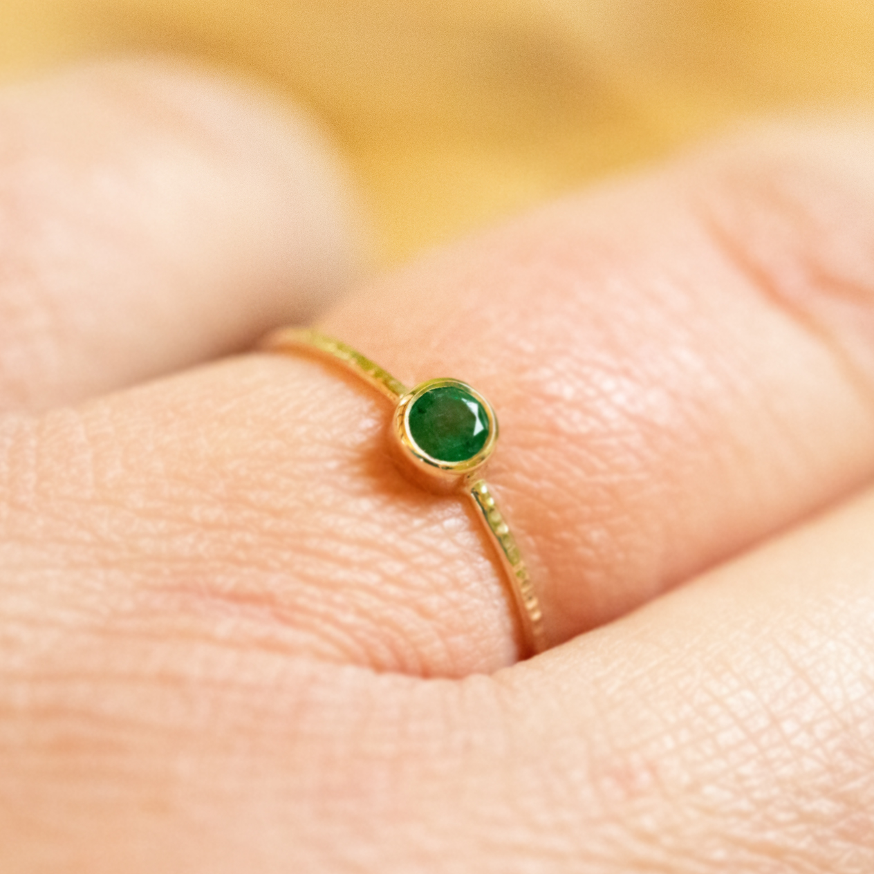 Groene smaragd ring - Afbeelding 5