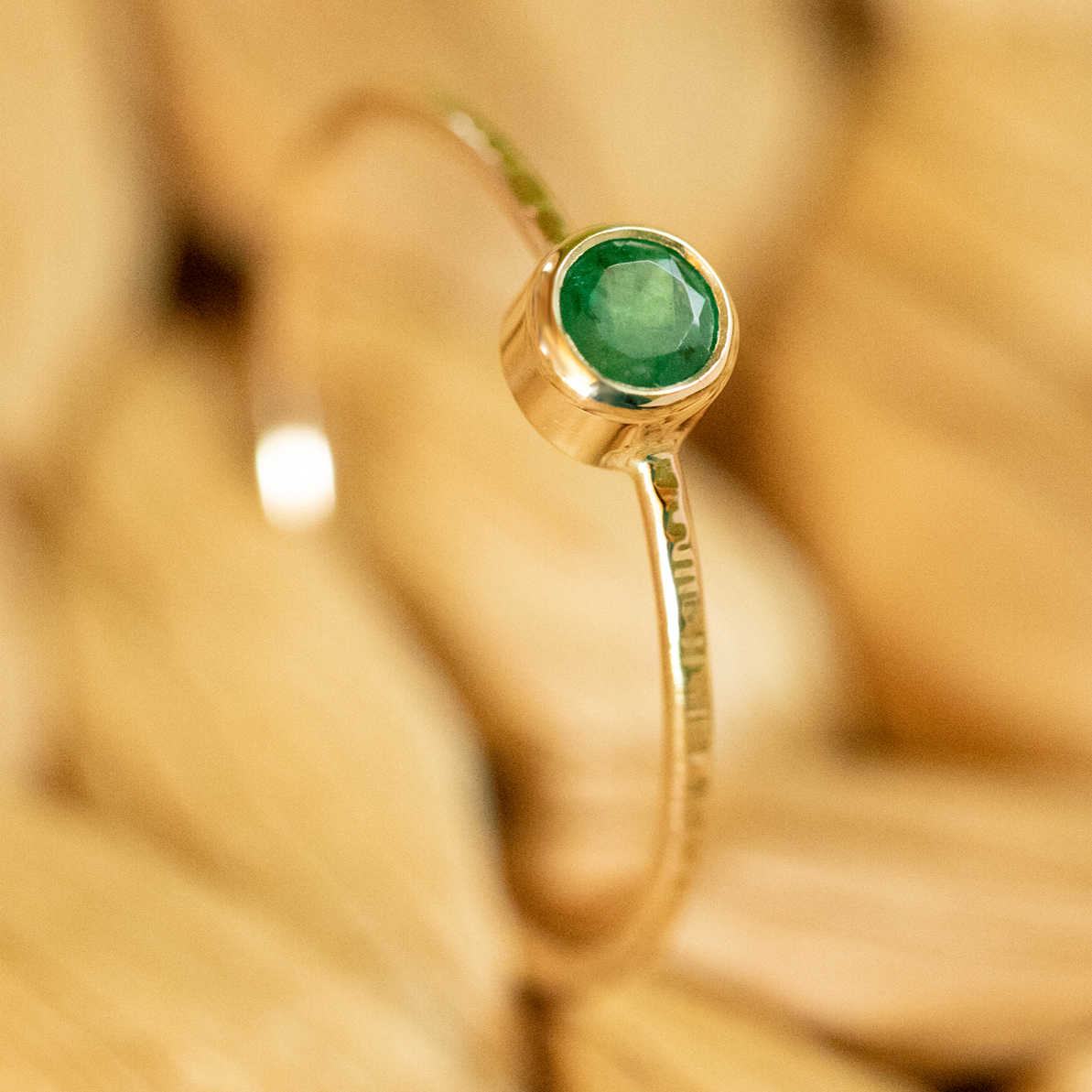 groene steen ring